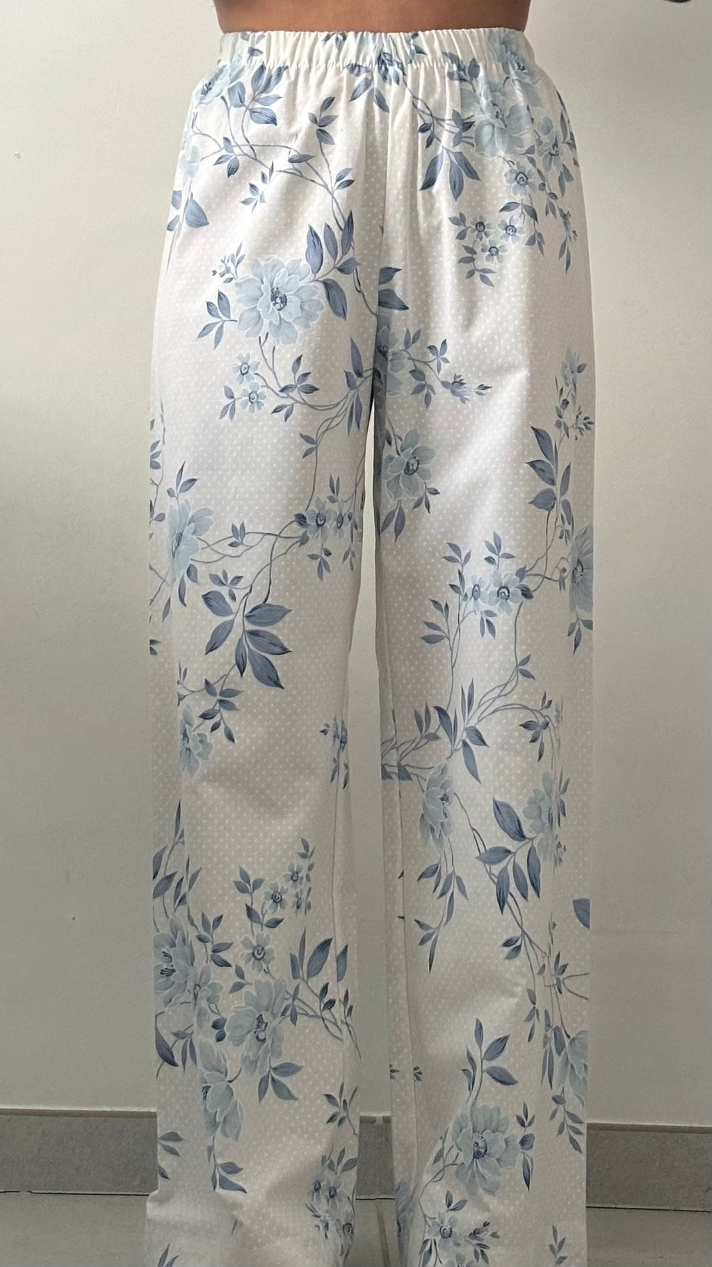 Pantalon pois et fleurs