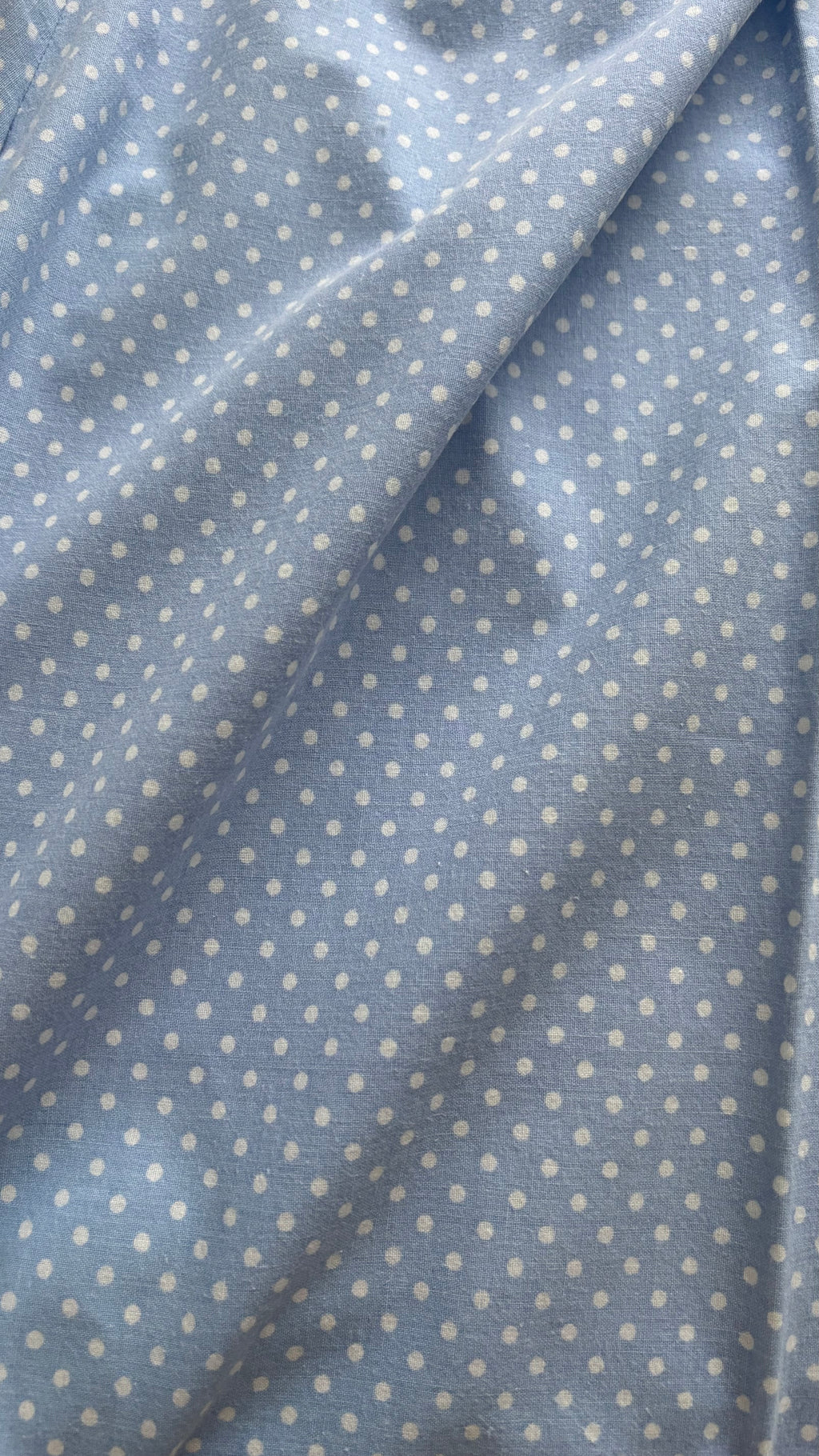 Pantalon pois bleu