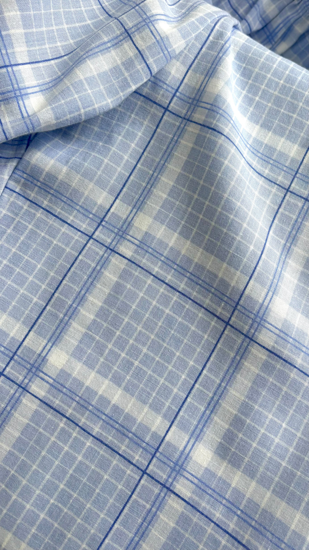 Pantalon carreaux bleu